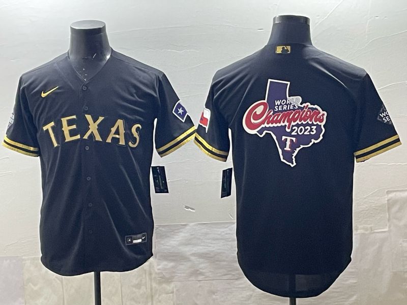 Men 2025 Texas Rangers Blank Black Game Nike MLB Jersey style 04->texas rangers->MLB Jersey
